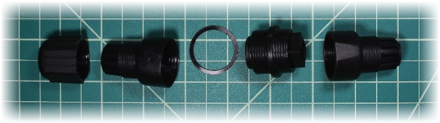 The RJ45 coupler and the body hole