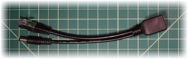 Passive PoE injector on the router side