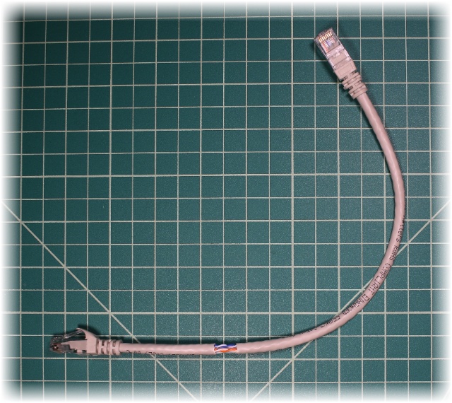 Stripping the Cat6 cable